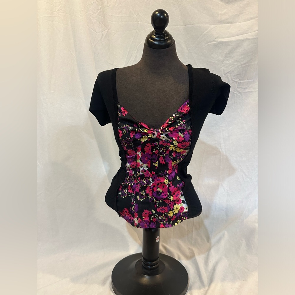 bebe corset top shirt